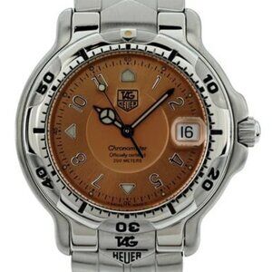 Tag Heuer 39mm Men's 6000 Series Automatic Copper Dial Watch w/ B+P! WH5115-K1!